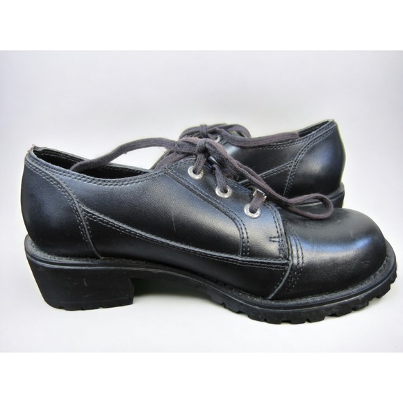 Harley Davidson‎ Chunky Sole Lace Shoes Women's Size 6.5 - Picture 4 of 11